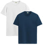 ADRO Mens T Shirts | Solid Tshirts for Men | Pure Cotton Lycra Fabric | 4 Way Stretch Smart tech Tshirt | Pack of 2 Round Neck T