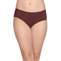 Zivame Womens Cotton Blend Classic Solid Hipster Panties (Pack of 1) (ZI28C3-Rum Raisin_Rum
