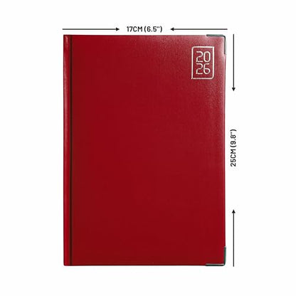 Anupam Fash 2026 Diary With Dates, 2026 Daily Planner Month Cut Index Full Page For Monday-Friday And Saturday-Sunday In One Pag
