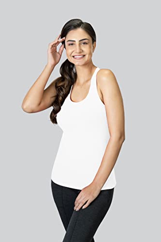 Lyra WomenS Stretchable Premium Cotton Racerback Tank Top (Pack Of 3)