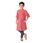 Fabindia BoyS Cotton Woven Regular Kurta (1030884Red_Red