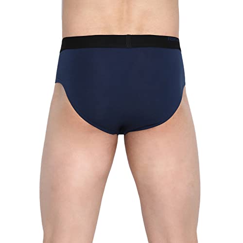 Rupa Modern Regular Solid Frontline Colors Mens Mini Briefs | Soft-Touch Cotton Stretch | Snug Fit | Breathable Fabric | Pack o