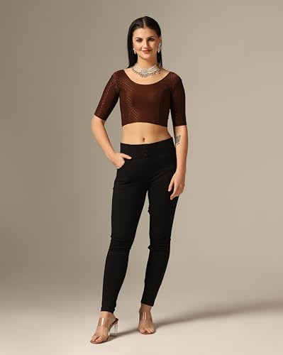 Tagdo Women'S Slim Fit Blouse Pack Of 2 (Combo-5058)
