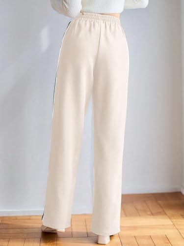 Greciilooks WomenS Relaxed Fit High Rise High-Waist Korean Style Trousers | Elegant Pants | Stylish Formal & Casual Wear (Avail