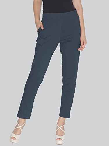 Lyra Cotton Strech Pencil Pant For Women | Mid-Waist | Fashionwear