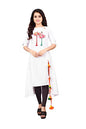 Greciilooks Designer Slub Rayon Fully Stitched Anarklai Kurti/Kurta for Women & Girls on Jeans Palazzo or Skirt