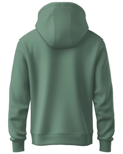 ADRO Men's Printed Hoodie, Black, Size 36, Model H24-ANI-BL, Cotton Comfortable Wear