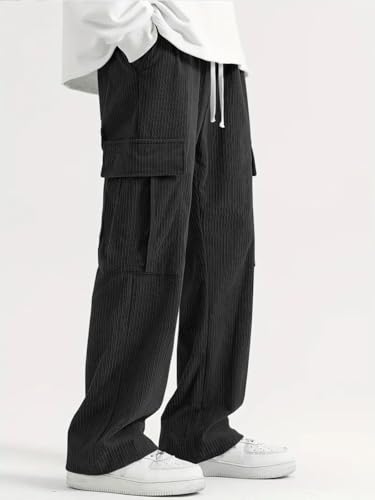 Greciilooks Cargo Joggers For Men  Cotton Loose Fit Utility Pants With 6 Pockets | Durable Outdoor & Hiking Trousers (Available