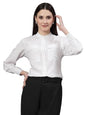 Style Quotient Women Smart White Double Pocket Shirt