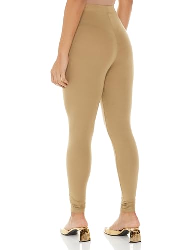 Premium Viscose Stretchable Ankle Length Leggings For Women Nude