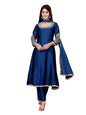 Varanga Women Ethnic Motifs Embroidered Panelled Kurta with Palazzos & Dupatta