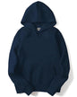 ADRO Men's Cotton Neck Hooded Sweatshirt (H-A-PLN-NB_Navy_2XL)