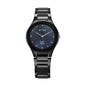 Titan Edge Ceramic Dress With Diamonds Quartz Analog Mother Of Pearl Dial Ceramic Strap Watch For Women-2653Nc02, Black, Modern