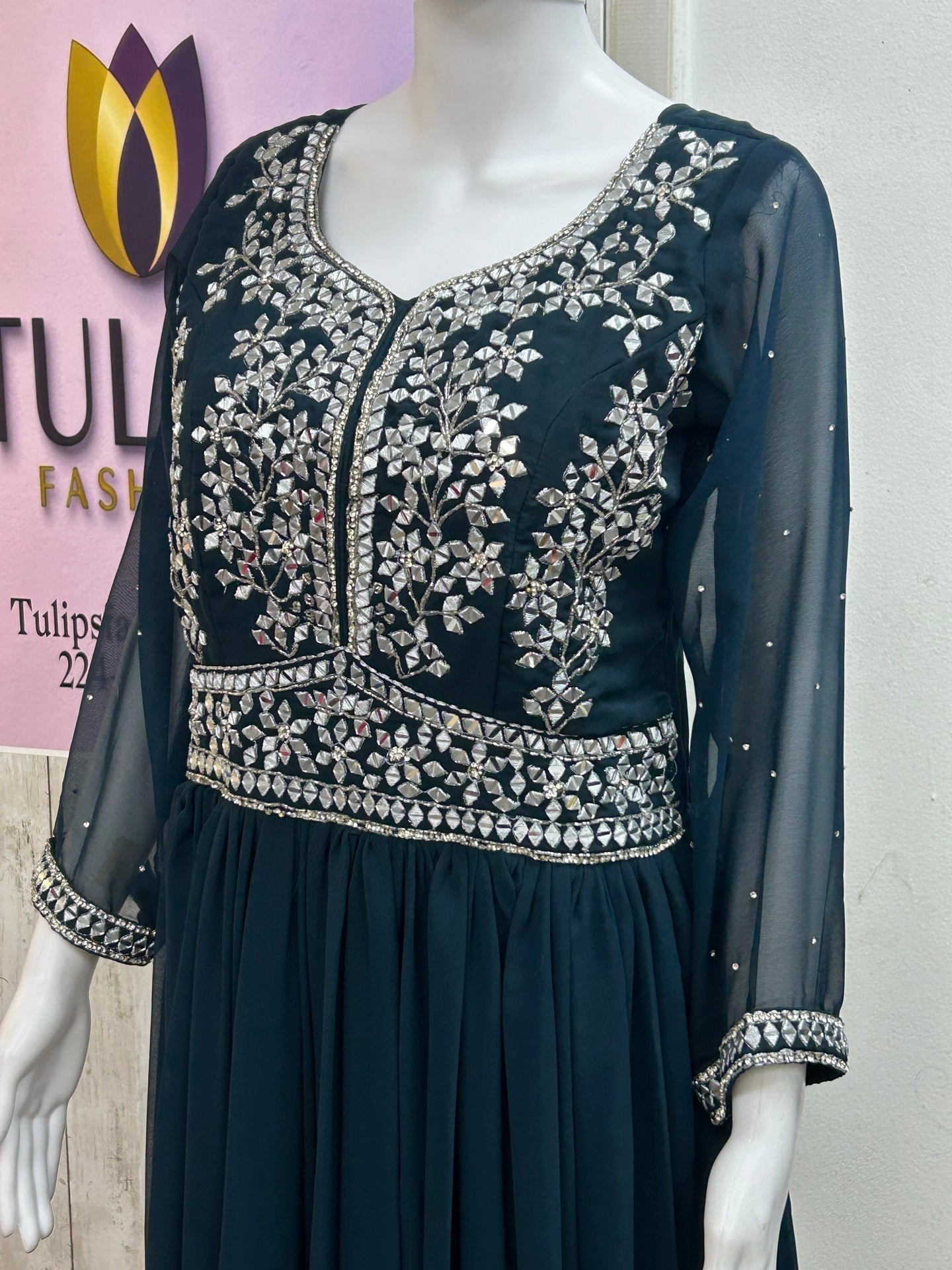Party wear long gown