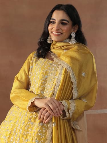 Libas WomenS Silk Blend Kurta Sets (49521R