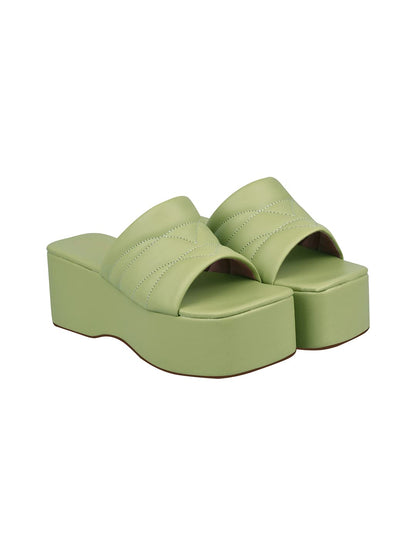 Shoetopia Retro Style Platform Heels