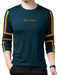 EYEBOGLER Mens Round Neck Full Sleeves Regular Fit Printed T-Shirt