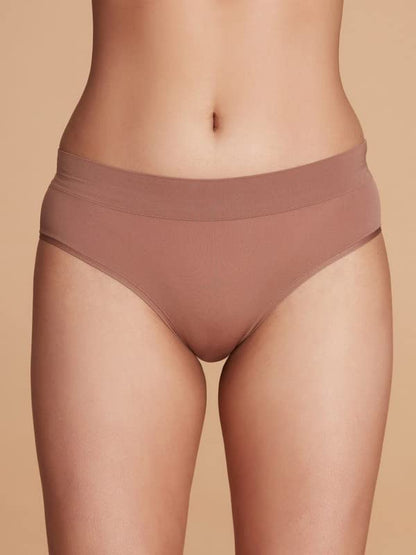 Nykd (Nyp342 Nylon Stretchable Hipster Panty Underwear For Women | Ultra-Soft Fabric With Mid Waist Full Coverage & Smooth Elast