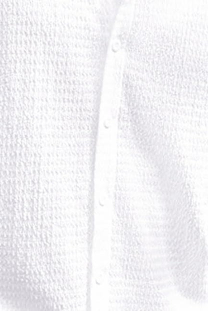PinkMint Popcorn Shirt for Men ll Textured Shirts for Men ll Stylish Half Sleeve Shirt ll Goa Wear ll Regular Fit Shirt White