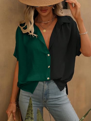 Greciilooks Regular Fit Shirt For Women (Gl-W1892_Black