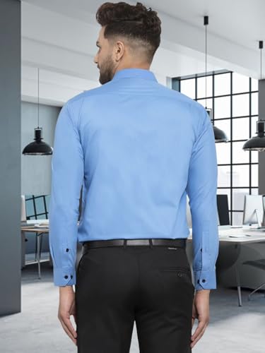 Pinkmint Cotton Soild Combo Men Shirt Formmal Wear Office Wear Regular Fit Shirt
