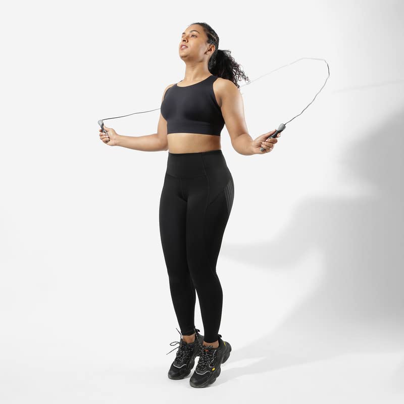 BlissClub Power Up Sports Bra | 3X More Bounce Control | Polymer Glue | Moulded Cups | Seamless Bra | Sports Bra for Women