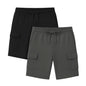 Nobero MenS Bermuda Shorts (1M-Bwsh-R0082_Eiffel Tower/Black