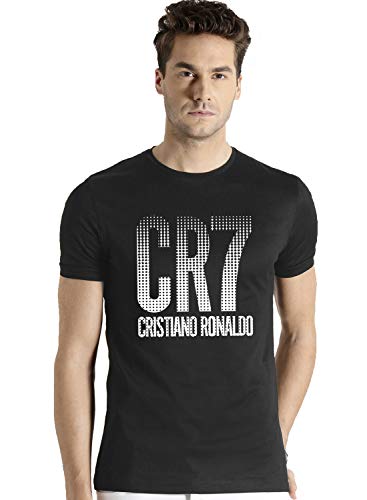 ADRO Design Printed Black T-Shirt for Men & Women (RNR-M-CR07-BL_Black_XL)