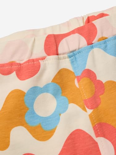 The Souled Store Fun Floral Girls Multicolour All Over Printed Cotton Leggings (2-8 Yrs)