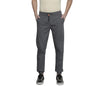 The Indian Garage Co Men Slim Fit Solid Mid-Rise Woven Joggers Grey