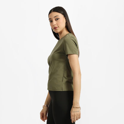 BlissClub Women The Last Tee - Round Neck tee | Womens t-Shirt |  Sleeves | Last 750+ Washes | Cotton Tee