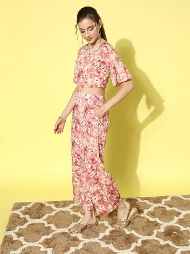 Libas Womens Printed Cotton Co-Ord Set For Women