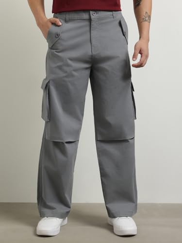 Nobero MenS Loose Casual Pants (1M-Bwcp-R0002_Eiffel Tower