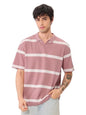 The Souled Store Textured Polo Originals :Quartz Men And Boys Short Sleeves Collared Neck Cotton Blend Oversized Polos