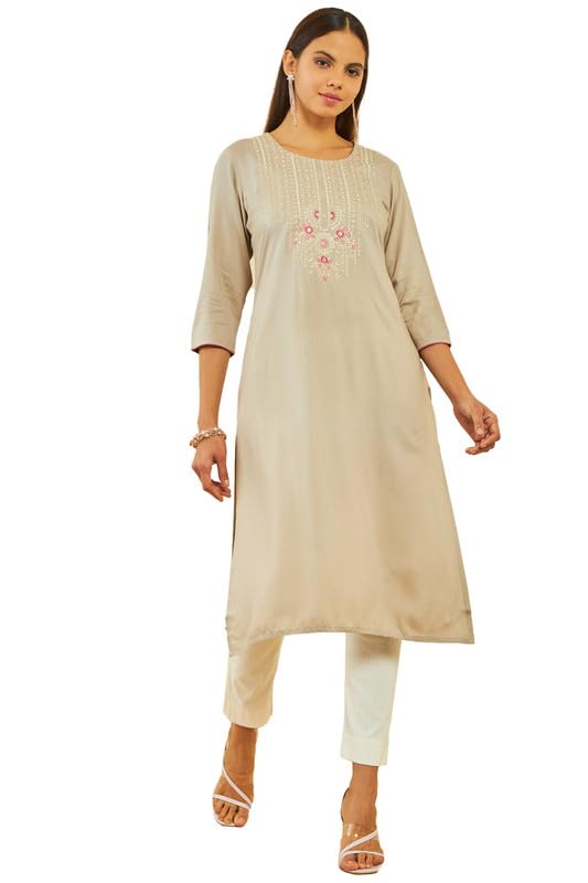 Soch Rayon Women's Regular Kurta