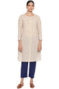 W for Woman Women's Cotton Printed Regular Kurta