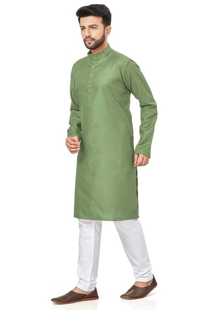 Be Active MenS Traditional Solid Full Sleeves Kurta || Cotton Kurta For Men || Men Kurta For Wedding || Kurta For Men (N-Rfsk00