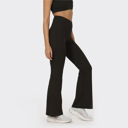 BlissClub Womens The Ultimate Flare Pants Lite -Tall| Relaxed Fit High Waist|Ankle Length Pants with Back Pocket