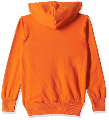 T2F Cotton Hooded Neck Regular Fit Hoodie (Boys-SS_35_Orange