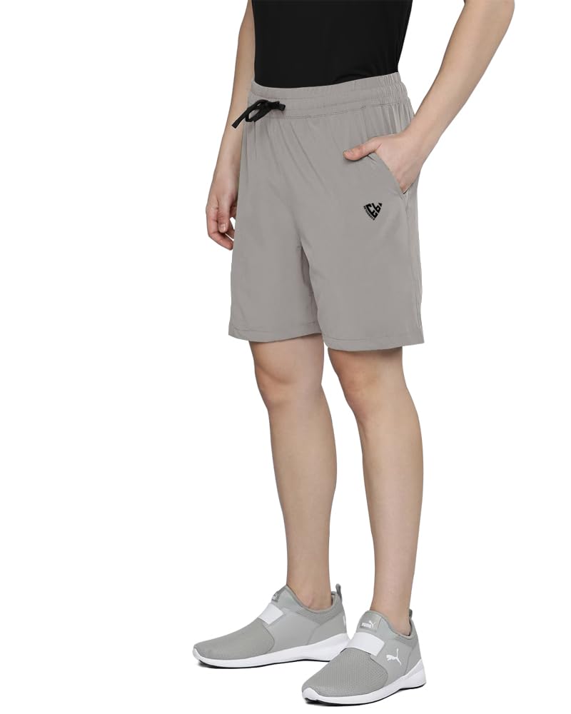 Eyebogler MenS Cotton Casual Shorts Grey