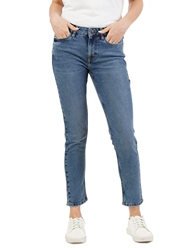 INKD Womens Contrast Stitch Stretchable Skinny Fit Jeans