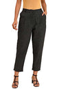 W Pure Cotton Strechable Straight Pants for Women | Pure Cotton Straight Pants for Women | Trousers for Women | W for Woman