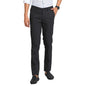 Turtle Men Cotton Stretch Charcoal Printed Narrow Fit Flat Front Casual Trouser
