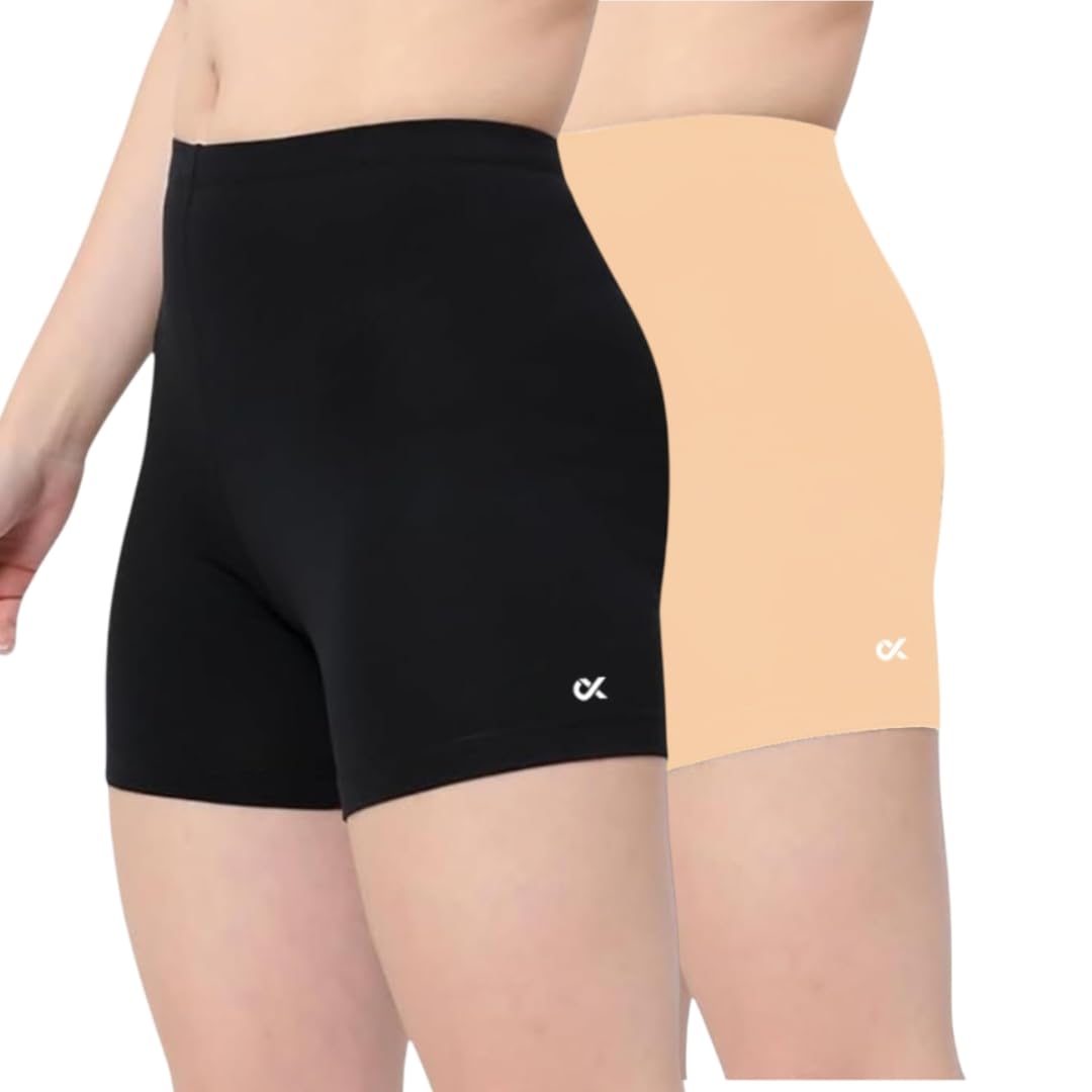Xjarvis Lucia Shorts For Women Stretchable, Yoga Shorts Soft, Squat-Proof & Breathable, Cycling, Running For Skin Fit Tights & G