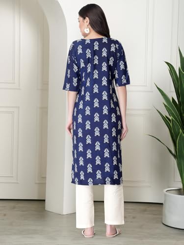 Pinkmint WomenS Crepe Printed Kurta Pant Straight Kurta Set For Women(Pack Of 3)