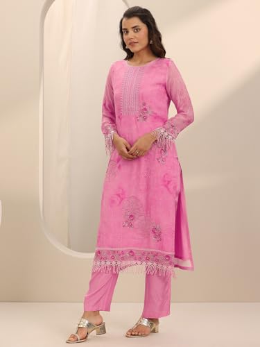 Libas WomenS Organza Kurta Sets (99481