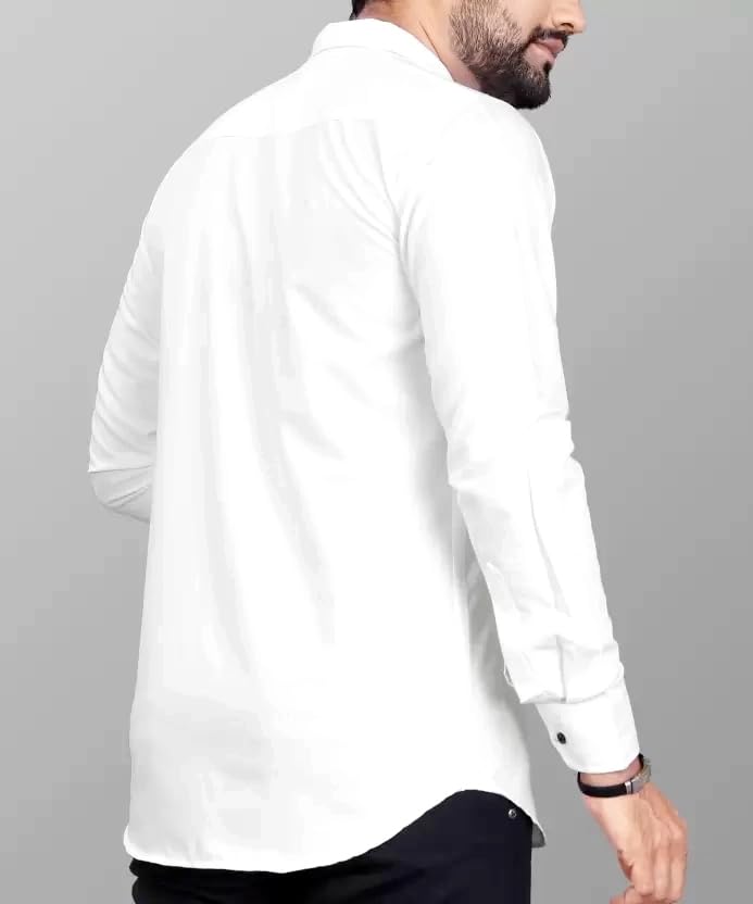 CB-COLEBROOK Mens Regular Fit Solid Soft Touch Cotton Casual Shirt with Pocket Design with Spread Collar & Full Sleeves (Availa