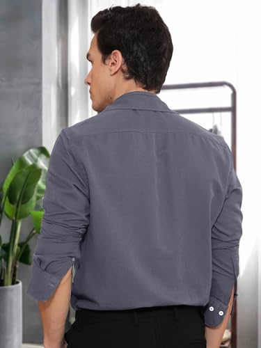 Pinkmint Men Shirt l Cotton Mens Shirt l Long Sleeve Shirt l Formal l Casual Regular Fit Shirt