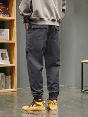 Leriya Fashion MenS Cargo Pants With Pockets | Cotton Joggers For Men | 6 Pocket Jeans Pant | Casual Trousers For Men (Lf-Tp-11