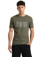 Nobero MenS Regular Fit T-Shirt (1M-Twts-C0812-Og_Olive Green